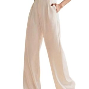 GRECIILOOKS Women High Rise High Waist Trousers Flared Korean Style Formal Pants|Elegant Workwear for Office, College & Events (Combo Pack of 2)